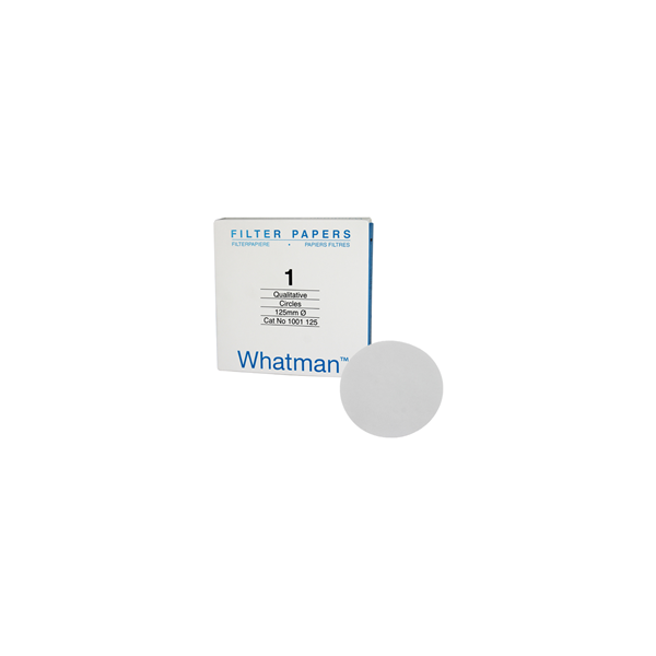 Whatman Filter Papers 125mm Grade 1 PK100